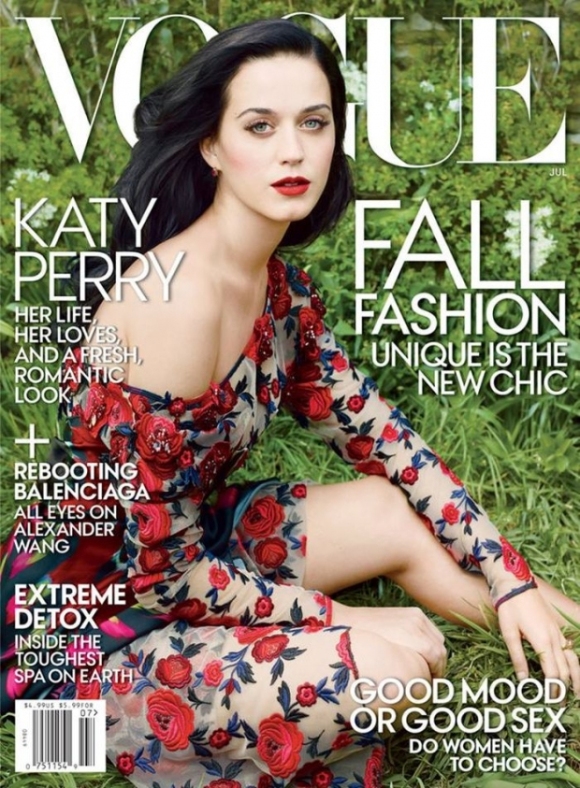 Katy Perry para a Vogue US julho 2013