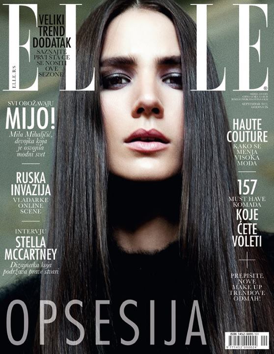 Mijo Mihaljcic por Milos Nadazdin para a Elle Sérvia Setembro 2013 